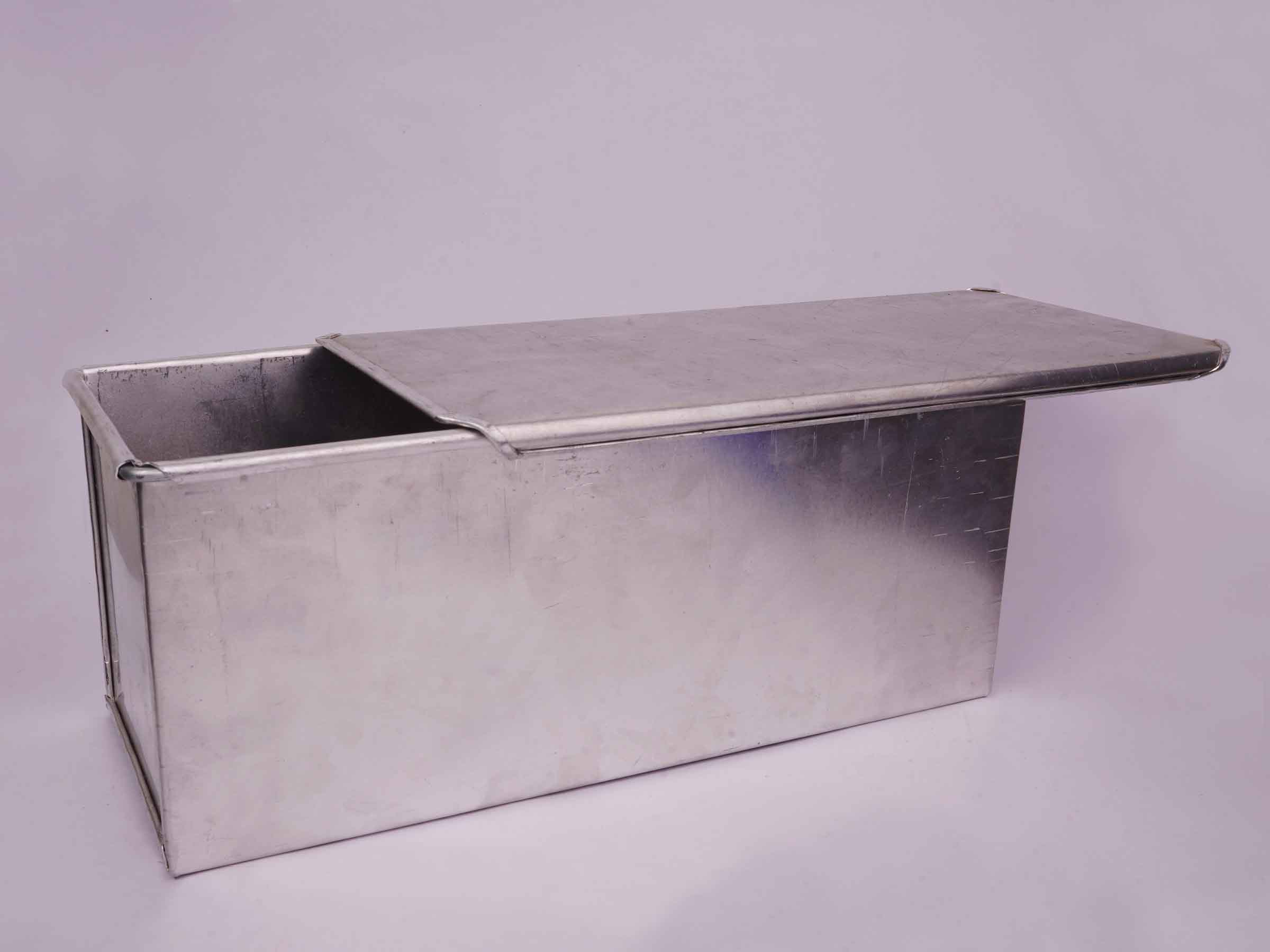 Aluminium Bread box and top single(11"x4"x3.5")